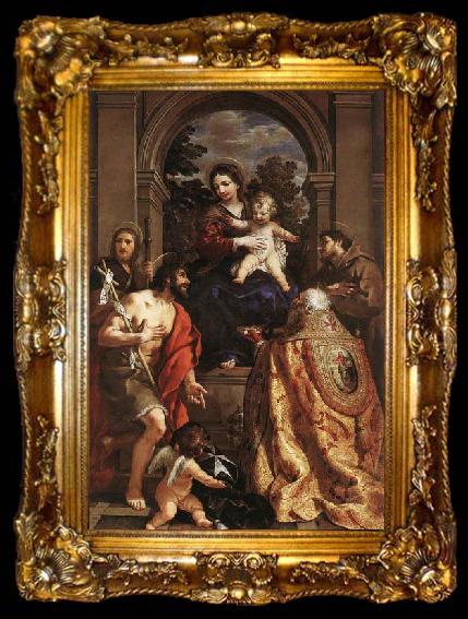 framed  Pietro da Cortona Madonna and Saints, ta009-2